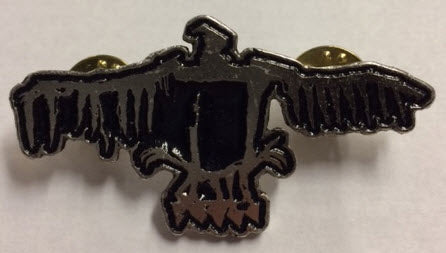 HIS HERO IS GONE - BIRD METAL PIN