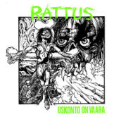 RATTUS - USKONTO ON VAARA BACK PATCH