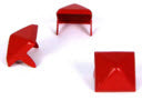 LARGE RED PYRAMID STUDS (PACK OF 20) - FREE SHIPPING