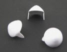 LARGE WHITE CONES STUDS (PACK OF 20) - FREE SHIPPING