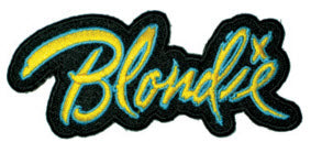 BLONDIE - BLONDIE (DIE CUT) EMBROIDERED PATCH