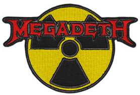 MEGADETH - RADIOACTIVE EMBROIDERED PATCH