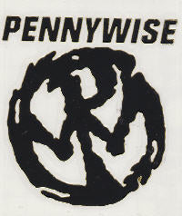 PENNYWISE - LOGO RUBOFF STICKER