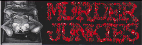MURDER JUNKIES - BODY CUT STICKER
