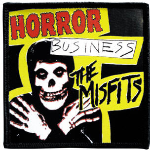 MISFITS - HORROR BUSINESS EMBROIDERED PATCH