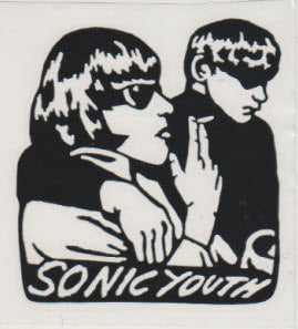 SONIC YOUTH - GOO RUBOFF STICKER