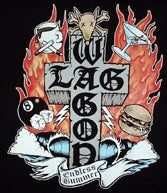 LAG WAGON - CROSS 1" BUTTON