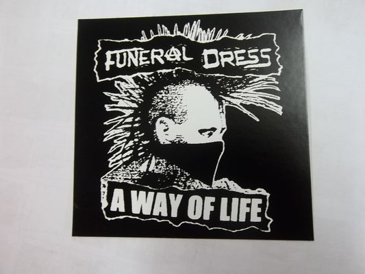 FUNERAL DRESS - A WAY OF LIFE STICKER