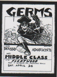 STICKER - FLYER GERMS "FLEETWOOD" STICKER