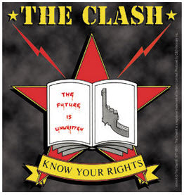 CLASH - KNOW YOUR RIGHT (COLOR) STICKER