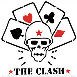 CLASH - SKULL & CARDS STICKER