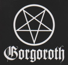 GORGOROTH - LOGO STICKER