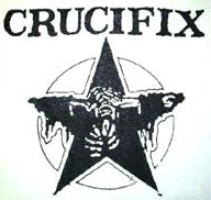 CRUCIFIX - STAR  GUY WHO CRY 1" BUTTON