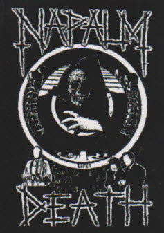 NAPALM DEATH - LOGO STICKER