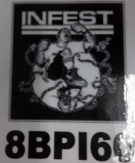 INFEST - BREAKING THE CHAIN BACK PATCH