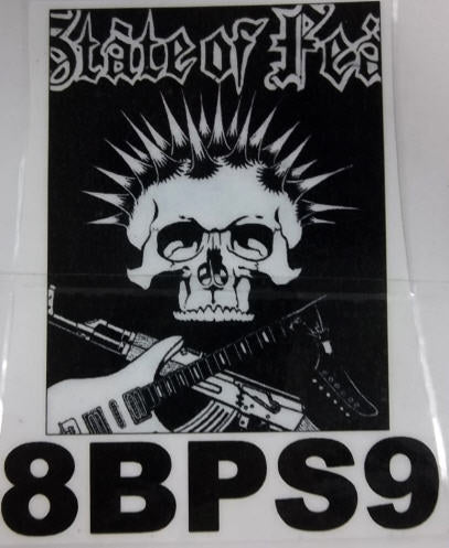 STATE OF FEAR - SKULL BACK PATCH