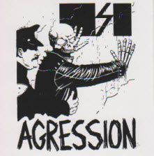 AGRESSION - COP STICKER