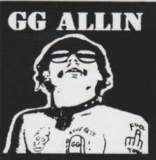 GG ALLIN - GG ALLIN PICTURE STICKER