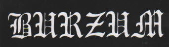 BURZUM - BURZUM STICKER