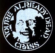 CRASS - YOU'RE ALREADY DEAD 1" BUTTON