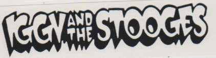 IGGY POP & THE STOOGES - IGGY POP & THE STOOGES RUBOFF STICKER