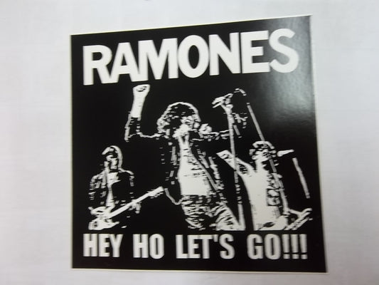 RAMONES - HEY HO LET'S GO LIVE PICTURE STICKER