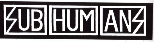 SUBHUMANS - SUBHUMANS 1" BUTTON