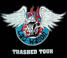 LAG WAGON - TRASHED TOUR 1" BUTTON