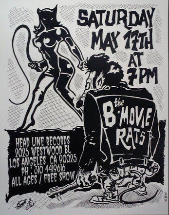 HEADLINE FLYER - B MOVIE RATS