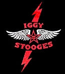 IGGY POP & STOOGES  - LOGO 1" BUTTON