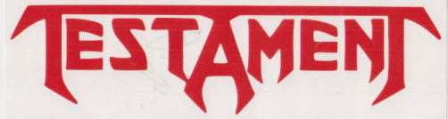 TESTAMENT - TESTANENT RUBOFF STICKER