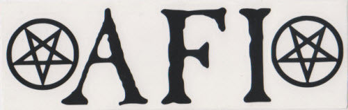 AFI - AFI RUBOFF STICKER