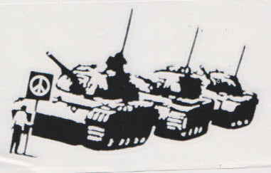 RUBOFF STICKER - TANKS (BANKSY DESIGN)