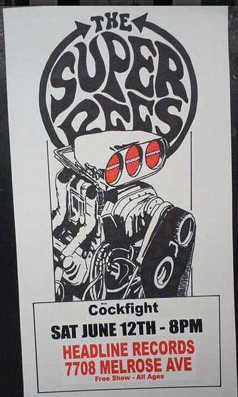 HEADLINE FLYER - SUPERBEES (COLOR)