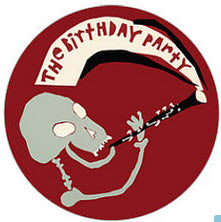 BIRTHDAY PARTY - SKULL 1" BUTTON