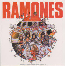 RAMONES - ROCK'N'ROLL HIGH SCHOOL STICKER