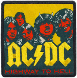 AC/DC - HIGHWAY TO HELL EMBROIDERED PATCH