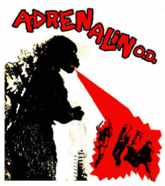 ADRENALIN OD - GOZILLA BACK PATCH