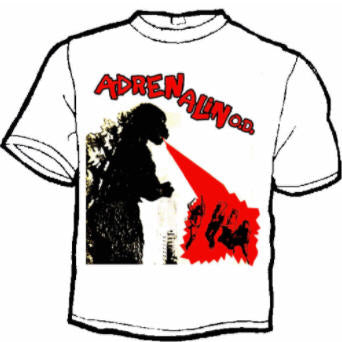 ADRENALIN OD - GOZILLA TEE SHIRT
