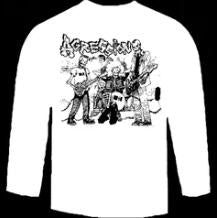 AGRESSION - BAND SKELETON LONG SLEEVE TEE SHIRT