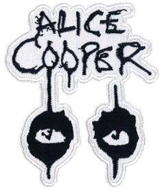 ALICE COOPER - EYE W/ ALICE COOPER EMBROIDERED DIE CUT PATCH