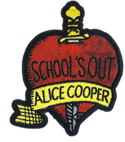 ALICE COOPER - SCHOOL'S OUT (COLOR) EMBROIDERED PATCH