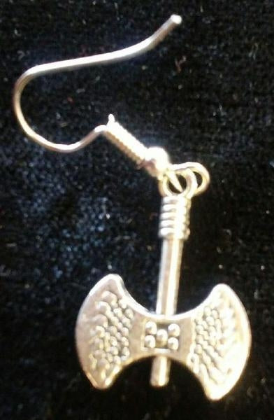 EARRING - BATTLE DOUBLE AXE (SMALL)