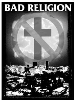 BAD RELIGION - EXPLOSION STICKER