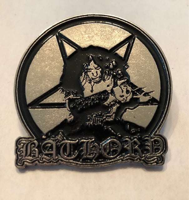BATHORY - IN CONSPIRACY WITH SATAN METAL PIN