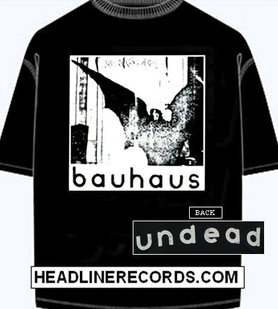 BAUHAUS - BELA LUGOSI'S BAT TEE SHIRT