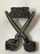 BLACK FLAG - EVERYTHING WENT BLACK METAL PIN