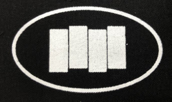 BLACK FLAG - OVAL BARS PATCH