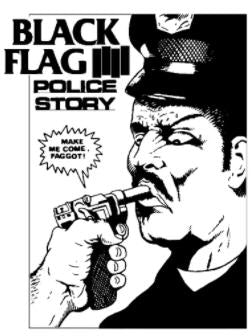 BLACK FLAG - POLICE STORY STICKER