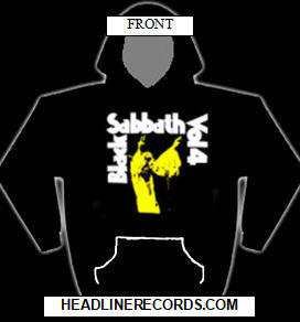 BLACK SABBATH - VOL 4 HOODIE SWEATSHIRT
